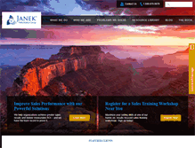 Tablet Screenshot of janek.com
